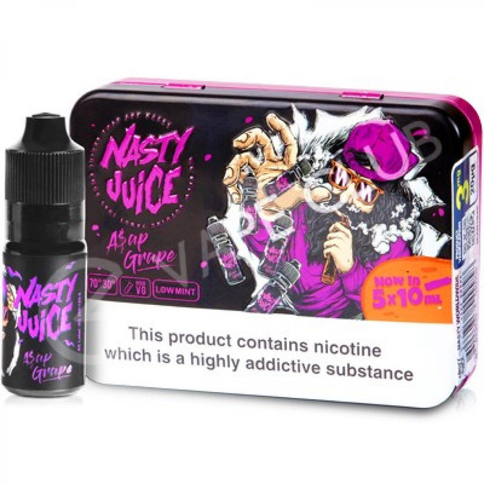 Nasty Juice - Asap Grape E-Liquid - 0mg - 10ml