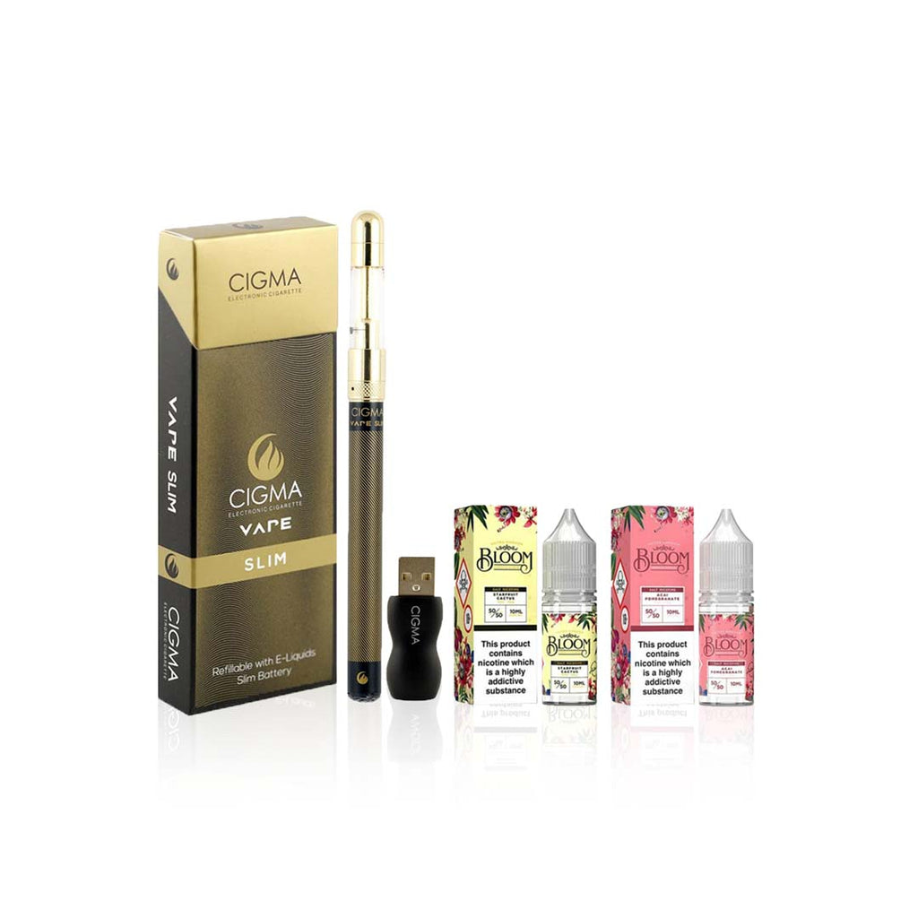 Cigma e Cigarette Slim Black Bloom Aromatic Acai Pomegranate